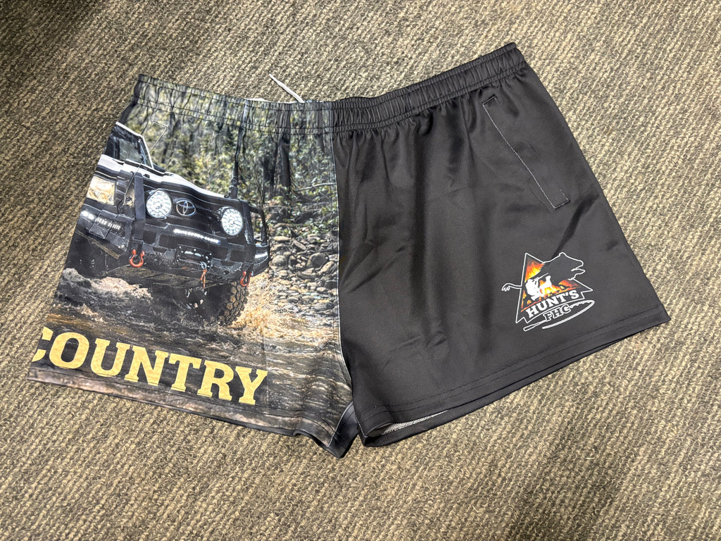 Footy shorts - cruiser country