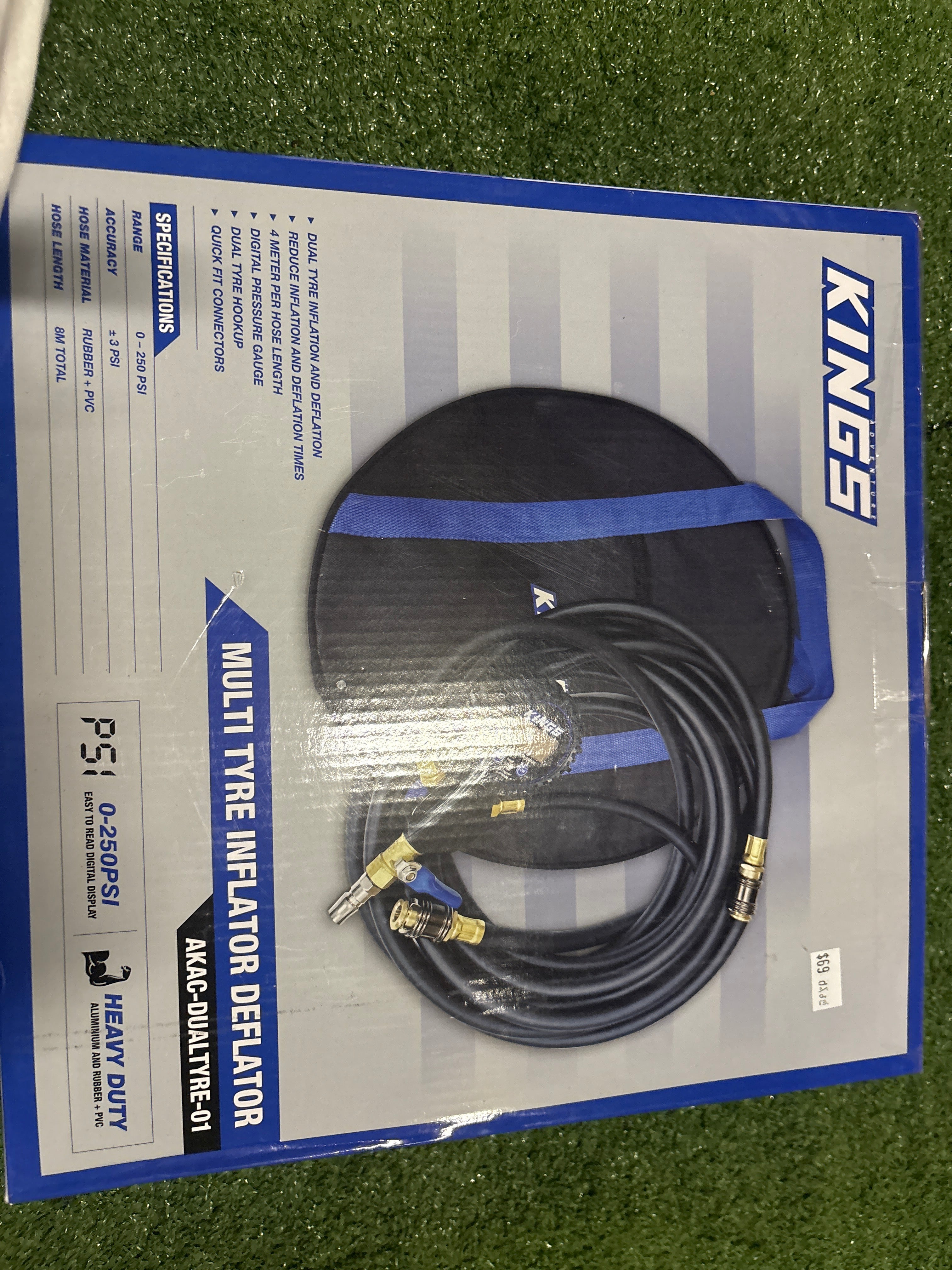 Multi tyre inflator deflator