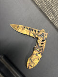 Camo pocket knife