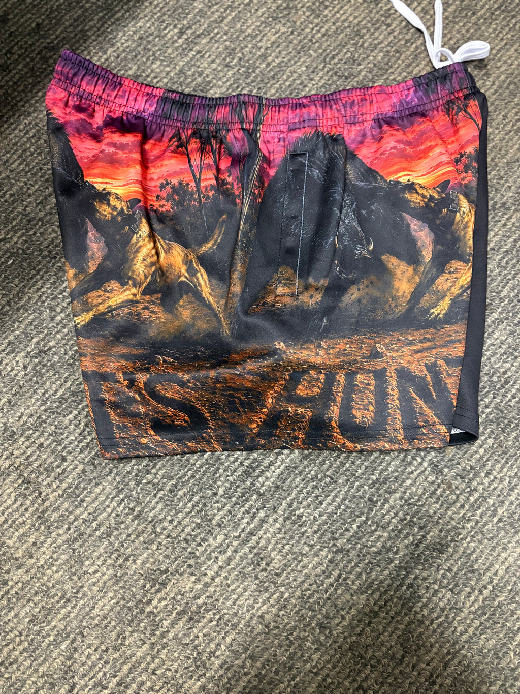 Footy shorts - Hunts pig