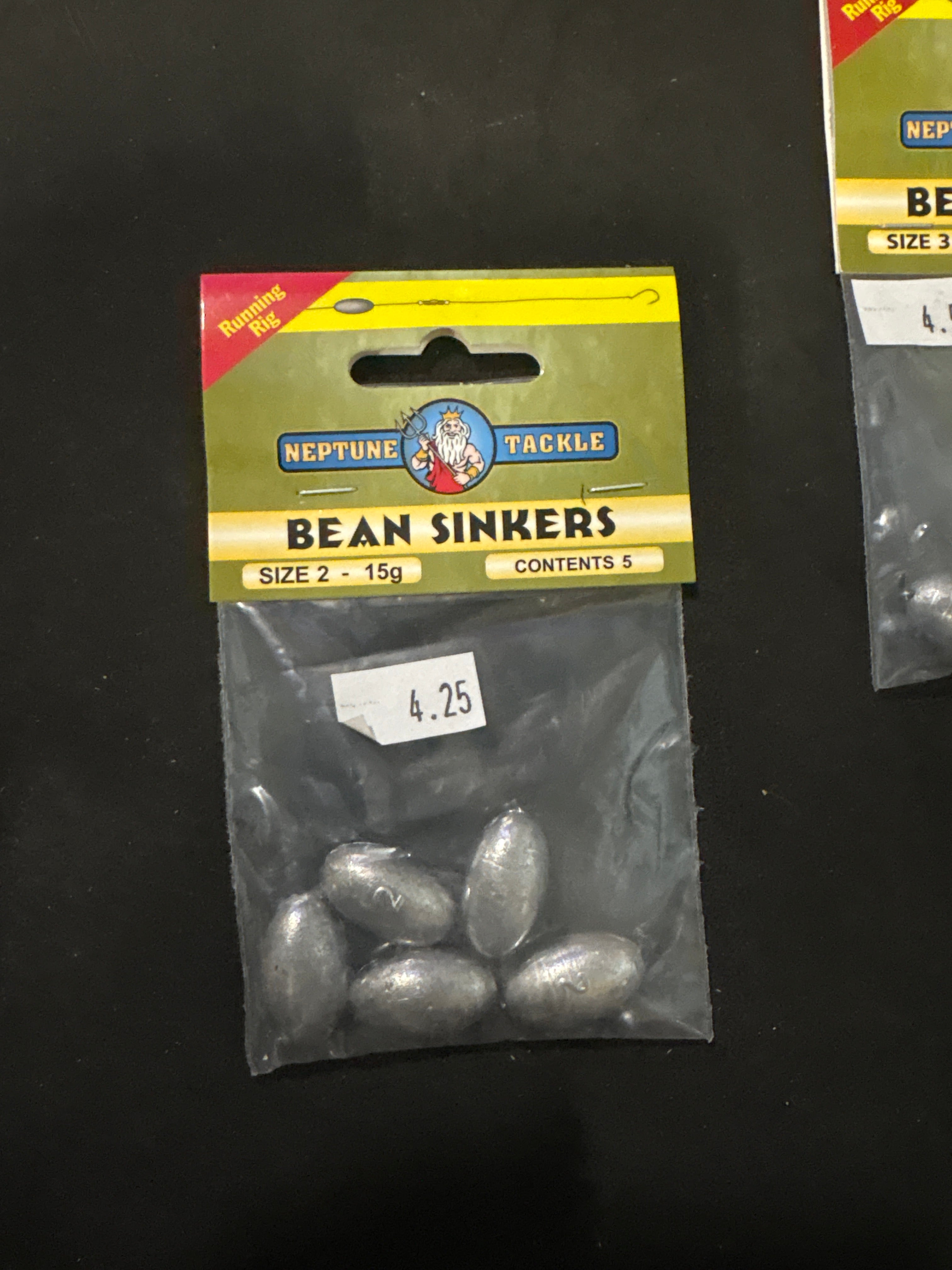 BEAN SINKERS size 2- 15g 5pk