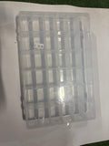Clear plastic large tackle box