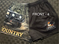 zip pocket footy shorts