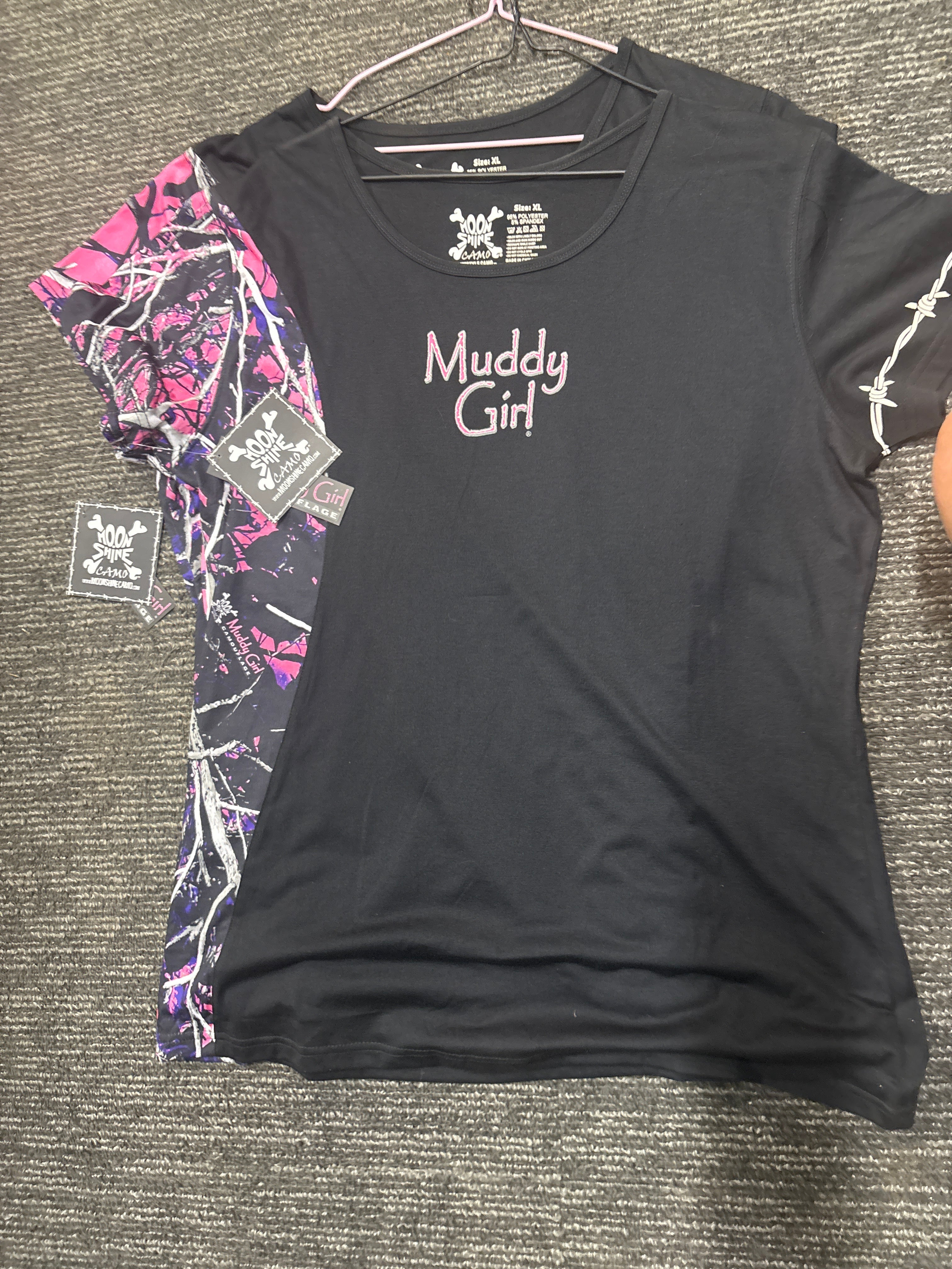 Muddy girl camo tshirt