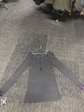 Muddy girl pink long sleeve top