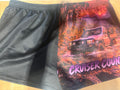 Footy shorts - Cruiser Country- purple