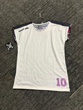 White muddy girl tee