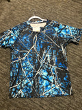 Blue camo tshirt