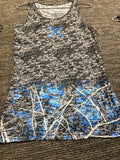 Camo/black singlet