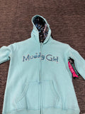 Muddy girl kids zip jumpers