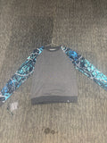 Grey camo sleeved sweatshirt