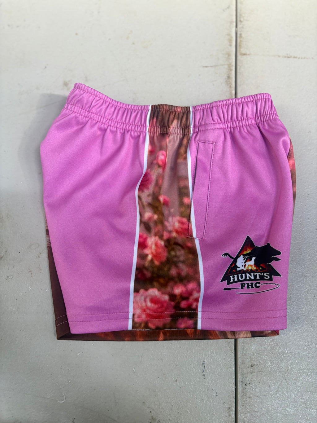 Footy shorts - pink horse
