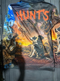 Fishing shirt - hunting/blue-Kids