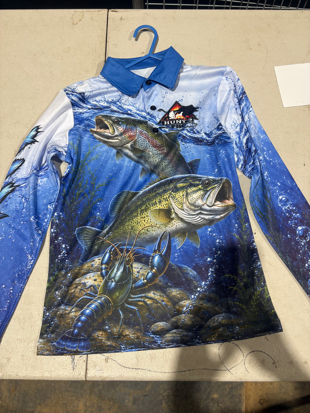 Fishing shirt - fish/2dogs - Kids